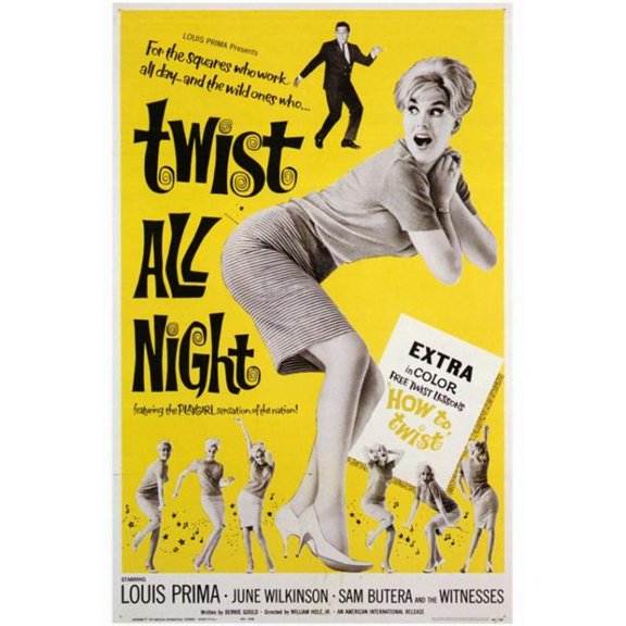 Twist All Night Movie Poster - 27 x 40 in.
