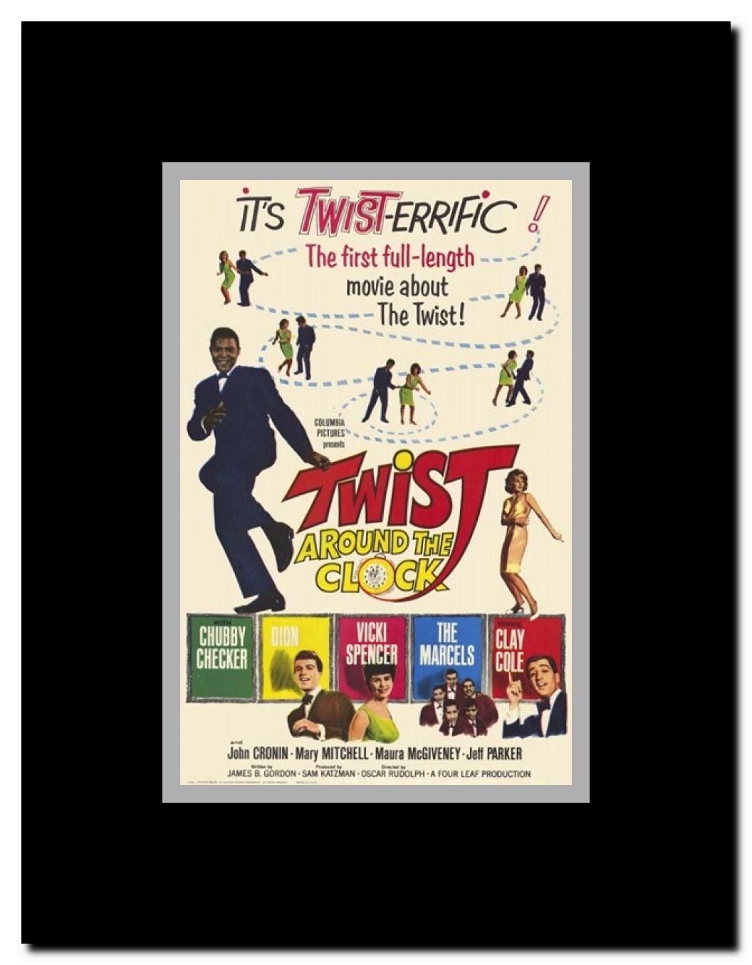 Twist Around the Clock Framed Movie Poster