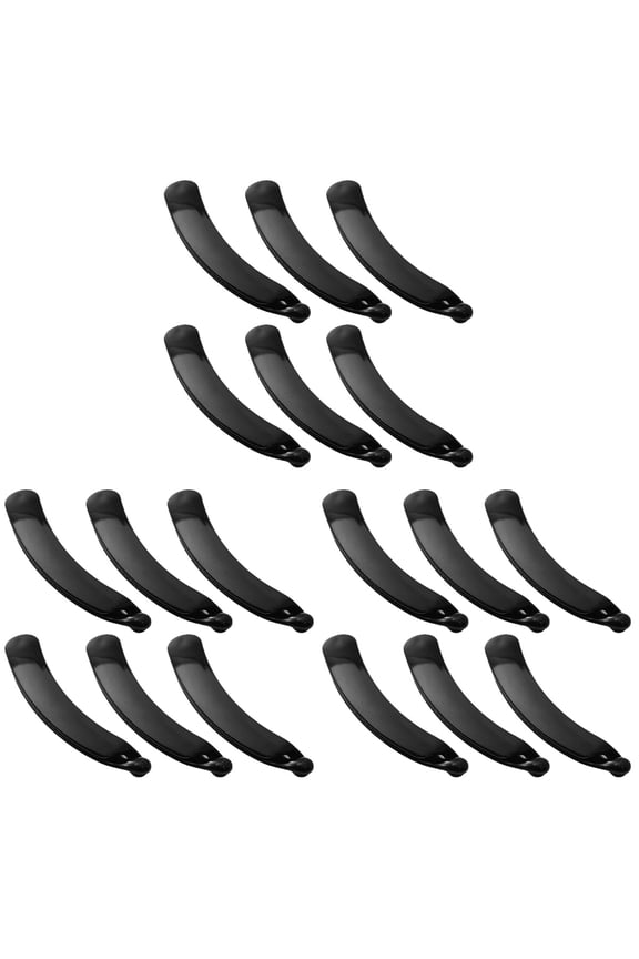 Bobby Pins Black Hair Style Tools Banana Clips for Women Curly Accessories Clamps 18 Pcs