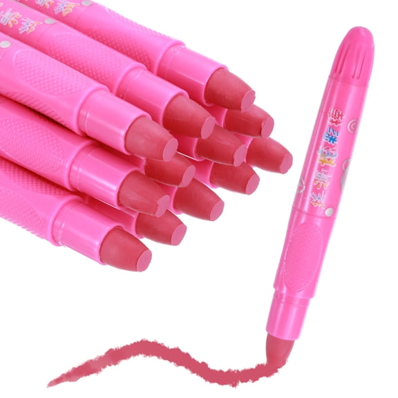 Uxcell Twist Crayons Twist Crayons Gel Set Pink Pack of 12