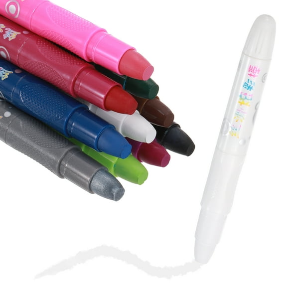Uxcell Twist Crayons, Twist Crayons Gel 10 Colors, Pack of 10