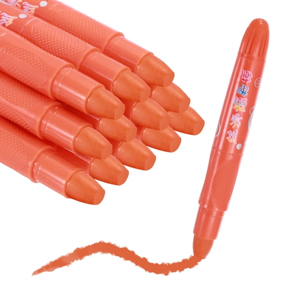 Uxcell Twist Crayons Twist Crayons Gel Set Orange Pack of 12