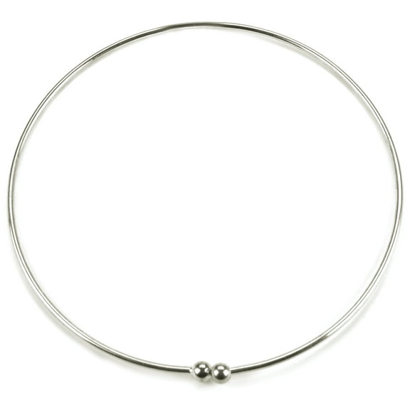 Darice Nickel Silver Neckwire Necklace with Screw Off End 7.8 Inches