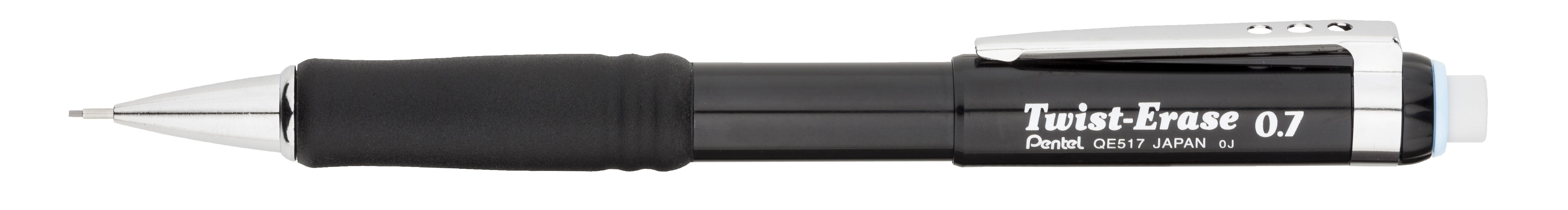 Twist-Erase III Mechanical Pencil (0.7mm), Black Barrel, 12 Count