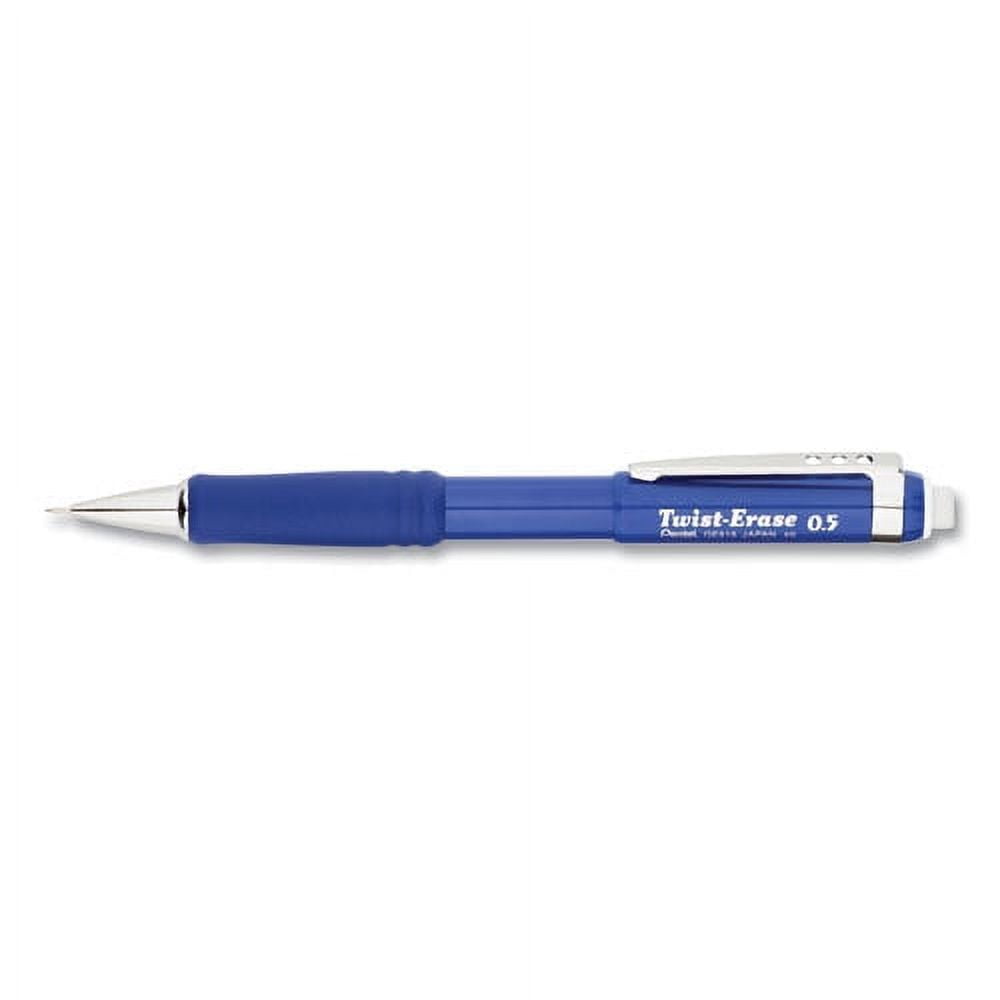 Twist-Erase Iii Mechanical Pencil, 0.5 Mm, Hb (#2.5), Black Lead, Blue Barrel | Bundle of 10 Each