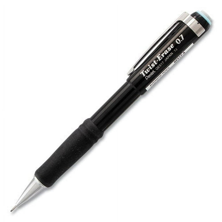 Twist-Erase III Mechanical Pencil, 0.7 mm, HB (#2), Black Lead, Black Barrel Twist-Erase III Mechanical Pencil, 0.7 mm, HB (#2), Black Lead, Black Barrel