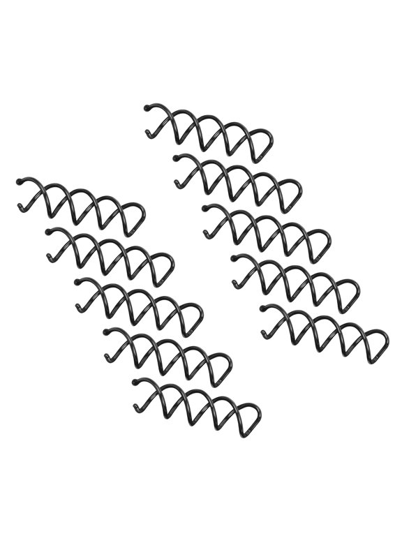 Twist Fashion Twist Hair Clamps 10 Pack Metal Robert Screws for Women Females Updos Buns Braids Brown Hair Addons