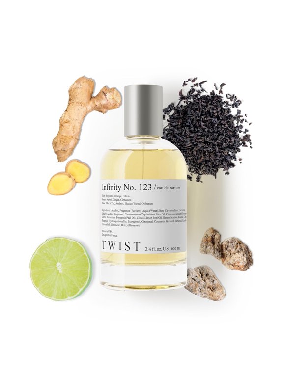Infinity No. 123 - Eau De Parfum Inspired by LV's Imagination, Long-Lasting Perfume For Men, Citrus & Black Tea, Vegan, Clean Ingredients, Fragrance - Spray 100 ml | 3.4 fl. oz.