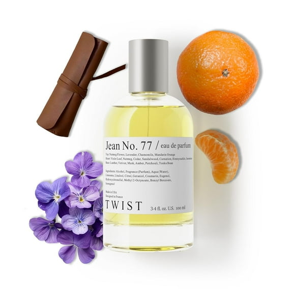 Twist Jean No. 77 Inspired by Fahrenheit, Long-Lasting Perfume For Men, EDP - 100 ml | 3.4 fl. oz.