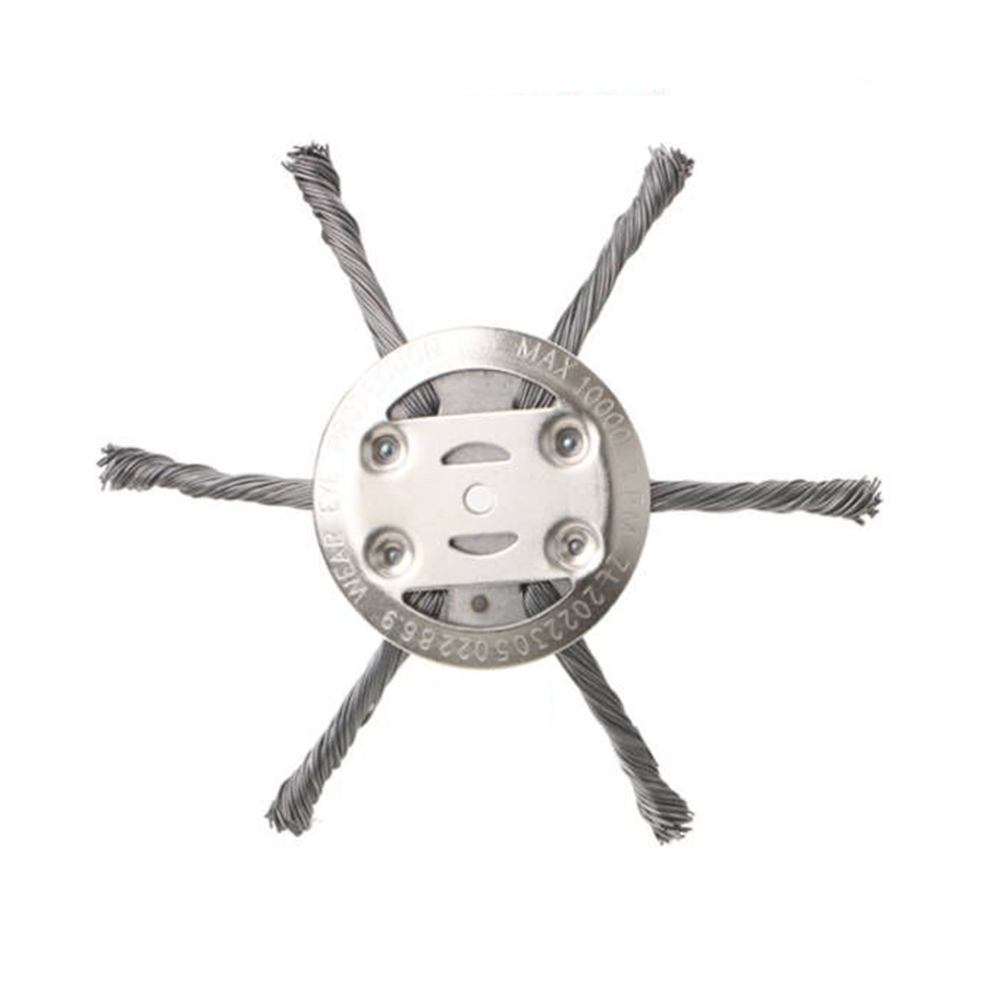 Twist Knot Steel Wire Wheel Brush Disc Weed Brush Cutter Head Grasses ...