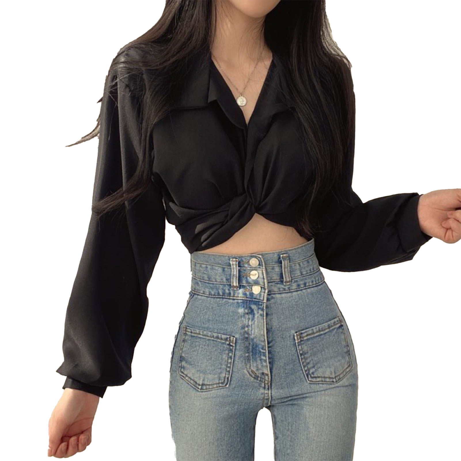 Twist Tie Front Shirt