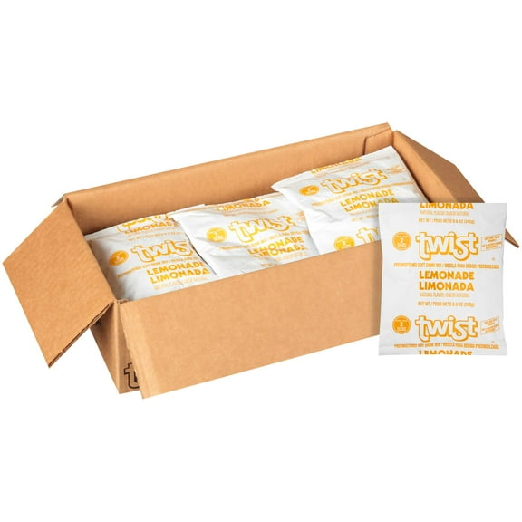 Twist Lemonade Mix Drink, 2 Gallon -- 12 Case