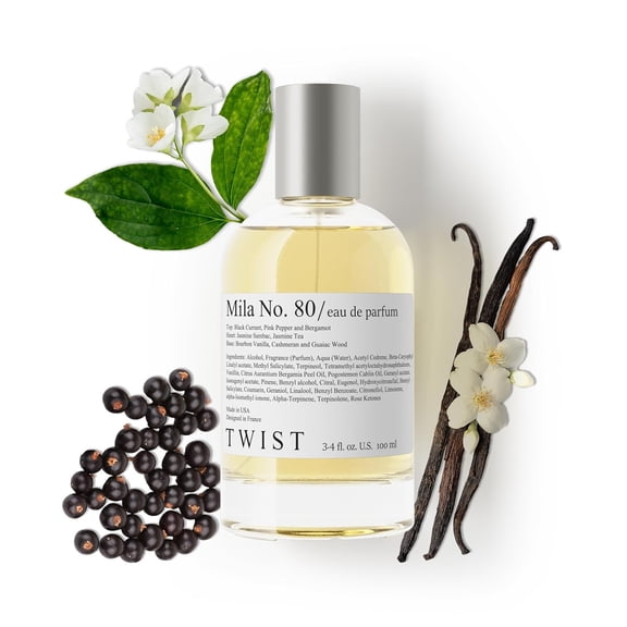Twist Mila No. 80 - Eau De Parfum Inspired by V. Born In Roma, Long-Lasting Perfume For Women, Paraben Free, Vegan, Clean Ingredients, Fragrance - Spray 100 ml (3.4 fl. oz.)