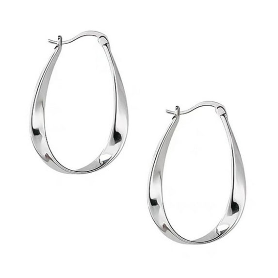 Twist Mobius Designs Hoop Earring in Elegant Color for Stylish Women Fashion