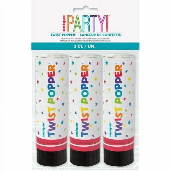 Twist Poppers 3/Pkg-4"