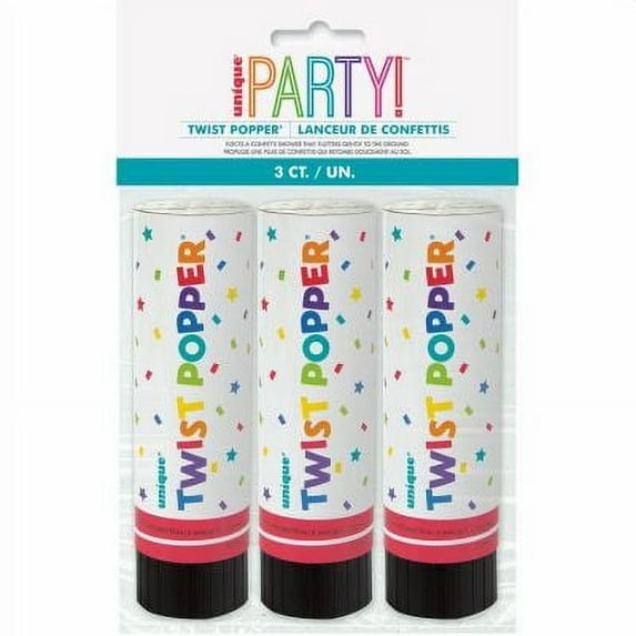 Twist Poppers 3/Pkg-4"