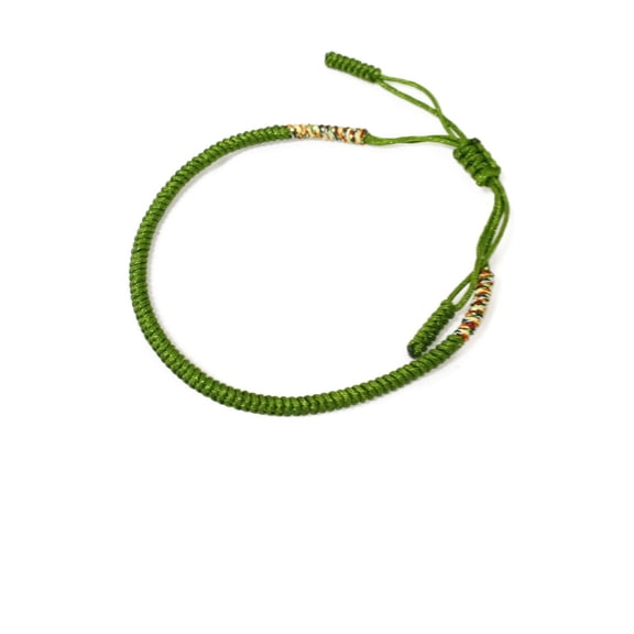 Twist Sage Green Braided Cord Essential Oil Bracelet- Adjustable