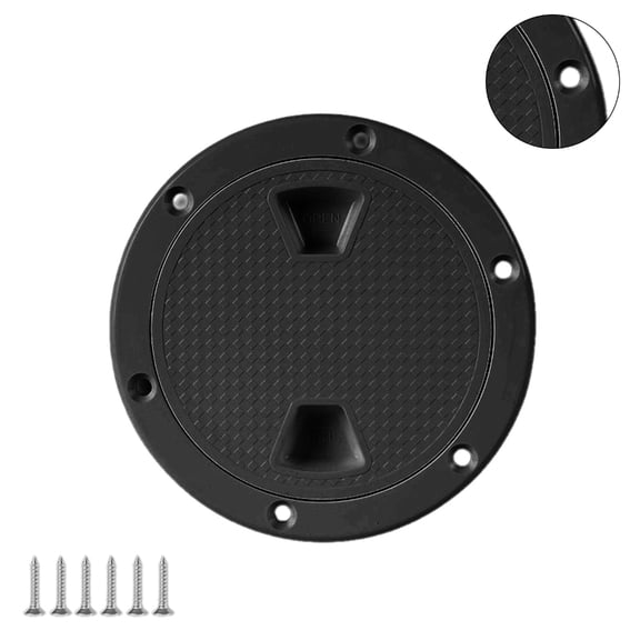 Twist Screw Out Deck Plate 4/6/8 Inch Round Hatches Cover Not Slip Marine Hatches Cover Long Service for Boats
