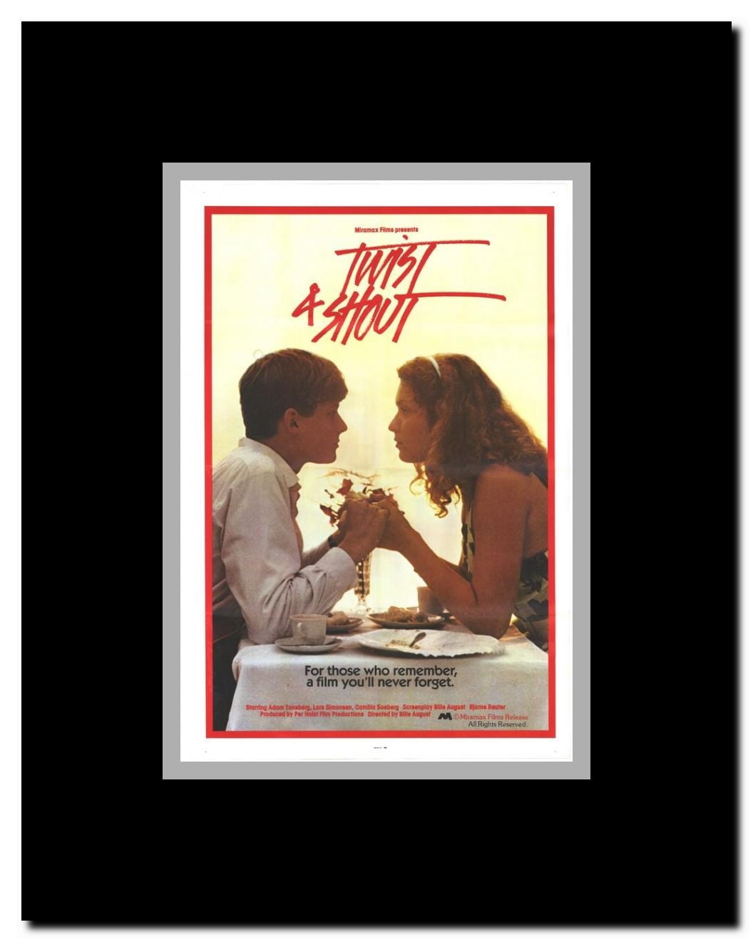 Twist & Shout Framed Movie Poster