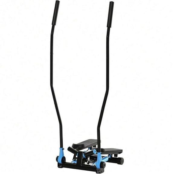 Twist Stair Stepper Machine With Rocking Handlebars, Cardio Climber Exercise Equipment With Hydraulic Resistance, LCD Display For Home Workout Exercise