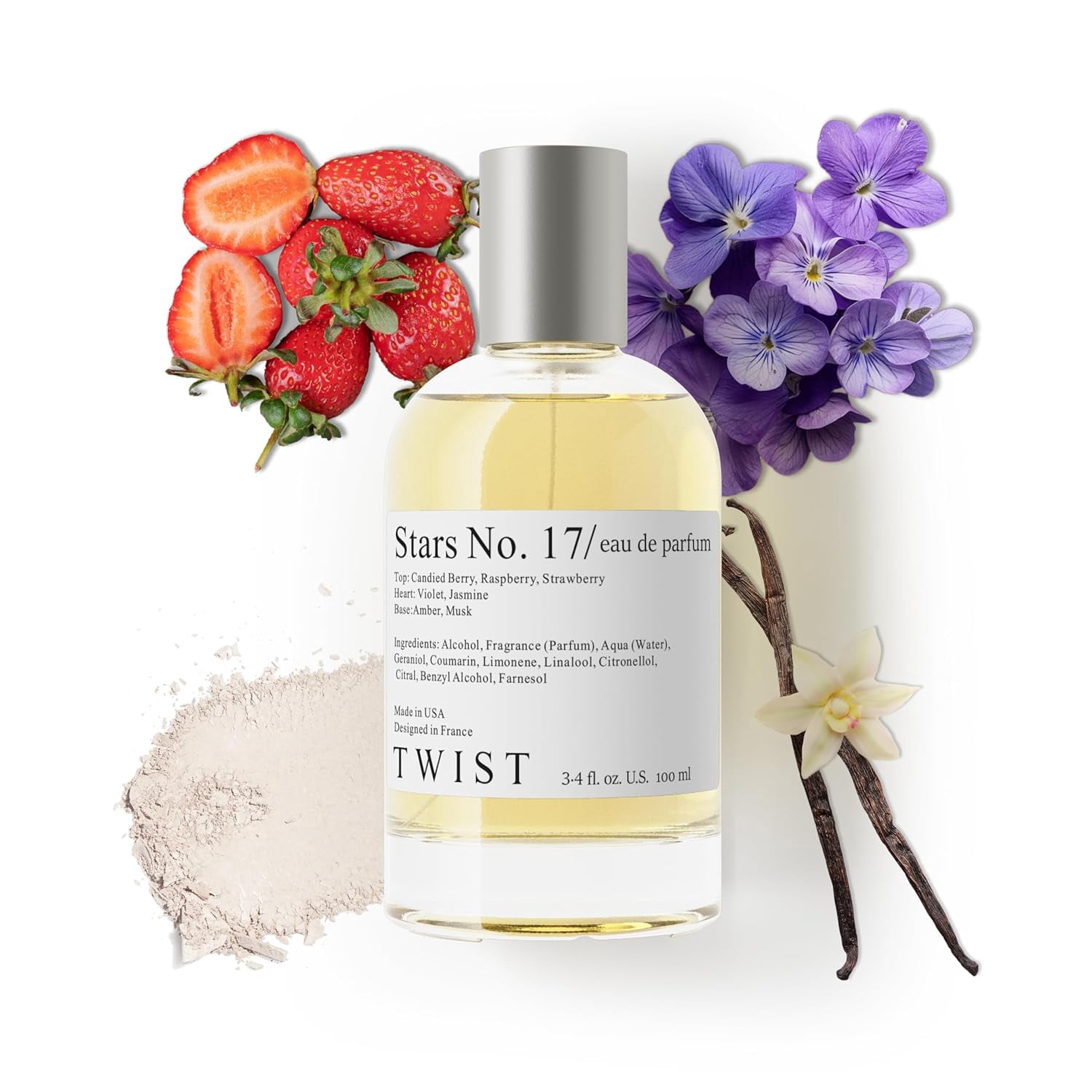 Twist Stars No. 17 Inspired by Burb. Her, Long Lasting Perfume For Women, EDP - 100 ml | 3.4 fl. oz.