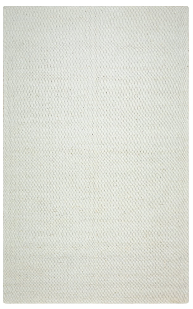 Handmade Reversible Black Wool 9' x 12' Rug