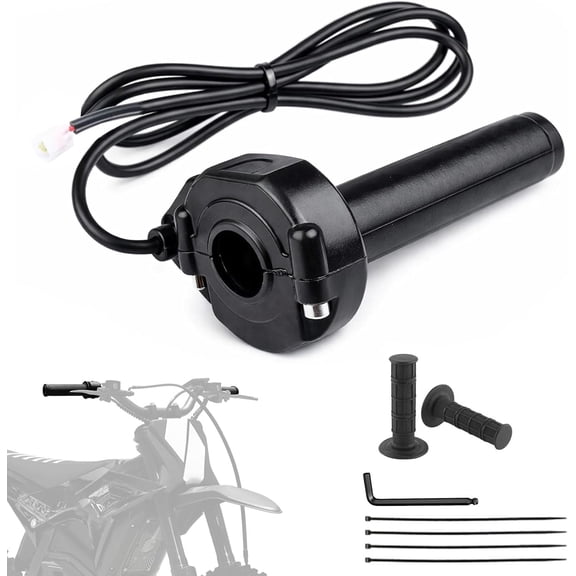 Electric Dirt Bike Twist Throttle with Cable Kit and Rolling Bearing