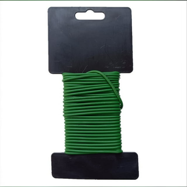 Twist Tie Plant Cable Support Twine Plastic Coated Iron Wire Tool for