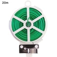 thumbnail image 1 of Twist Ties, 65.6ft Garden Plant Ties with Cutter Garden Twine Support Ties Reusable for Gardening Plants Growth and Care, Office Home Cable Organization (Green), 1 of 15