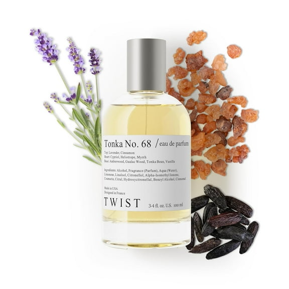 Twist Tonka No. 68 Inspired by J. Malone Myrrh & Tonka Cologne, For Women & Men, EDP - 100 ml | 3.4 fl. oz.