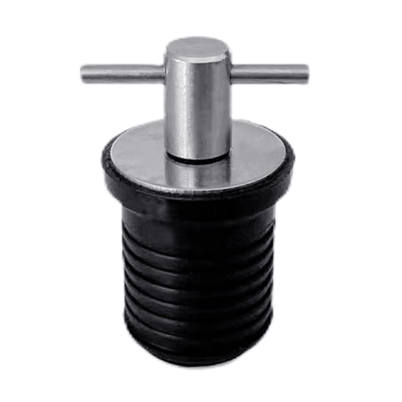 Twist-Turn 1.25 in. Marine Boats Brass Drain Plug