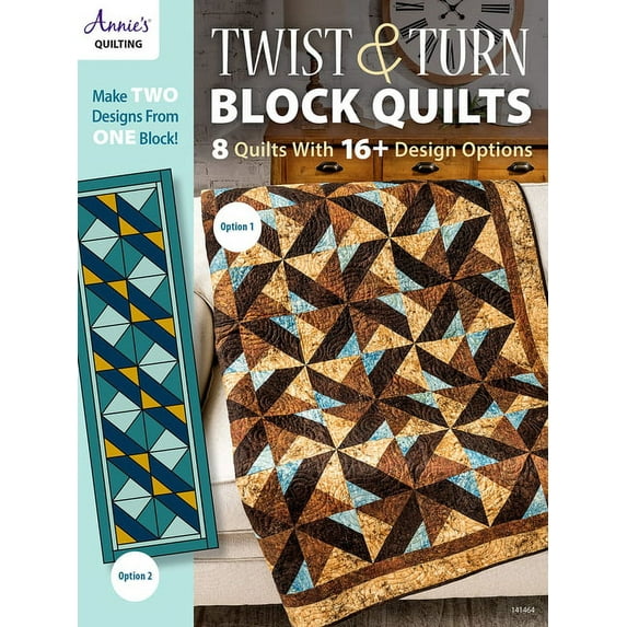 Twist & Turn Block Quilts (Paperback)