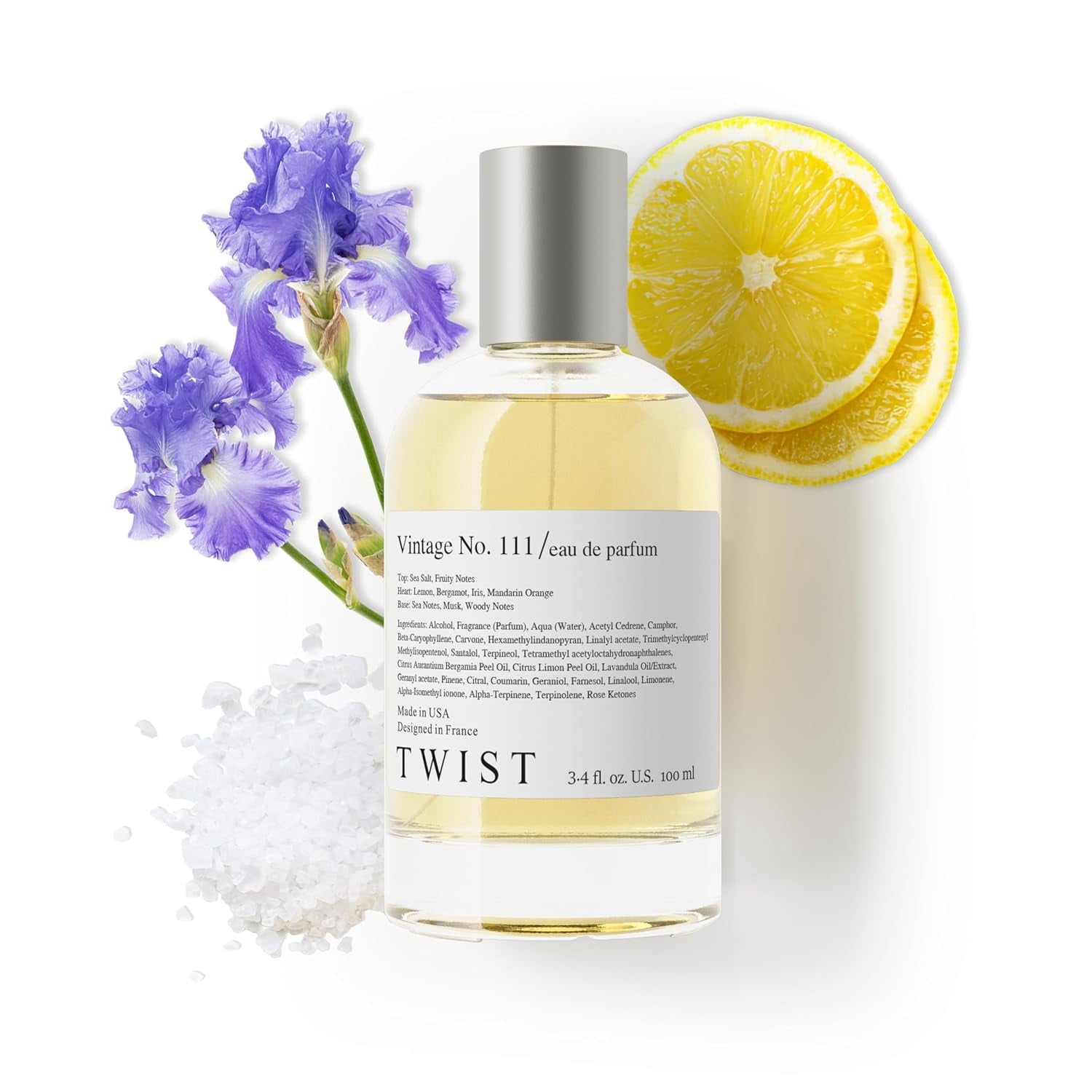 Twist Vinatge No. 111 - Inspired by C. Millésime Impérial, Long-Lasting Perfume for Women and Men, Paraben-Free, Vegan, Clean Ingredients, Unisex Fragrance – Spray 100 ml | 3.4 fl. oz.