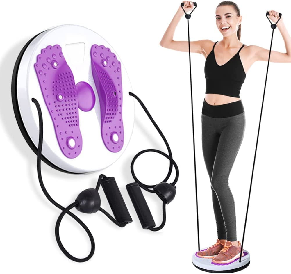 Twist Waist Disc Board Per Dimagrimento - Tavola Rotante Fitness Con Maniglie, Peso 0.5kg, Portata 120kg - Foto 11