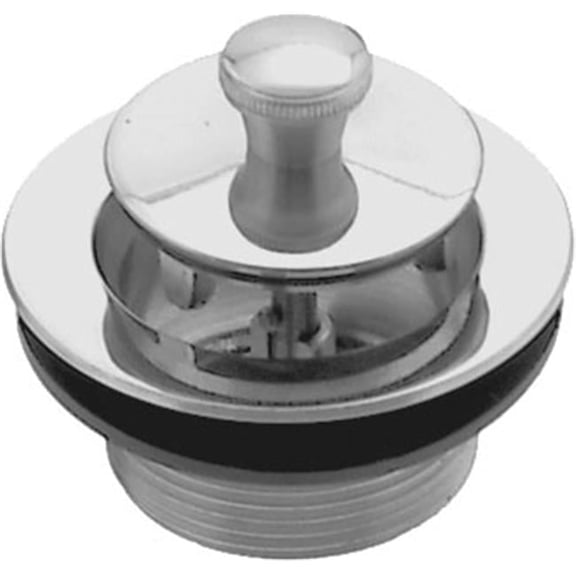 Twist and Close Bath Drain - PVD Polished Brass