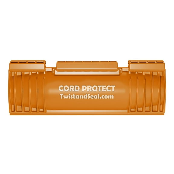 Twist and Seal Cord Protect - Outdoor Extension Cord Protection - Orange
