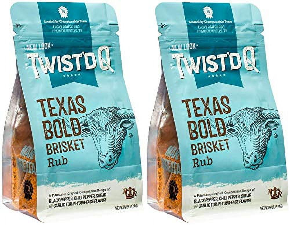 Twist'd Q American Royal Texas Bold Beef Brisket Rub 2 Pack