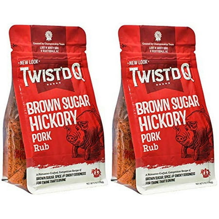 Twist'd Q -UMRT Brown Sugar Hickory Pork Rub - American Royal - Loot N' Booty - 2 Pack