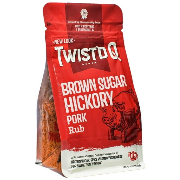 Twist'd Q - FEV6Brown Sugar Hickory Pork Rub - American Royal - Loot N' Booty BBQ
