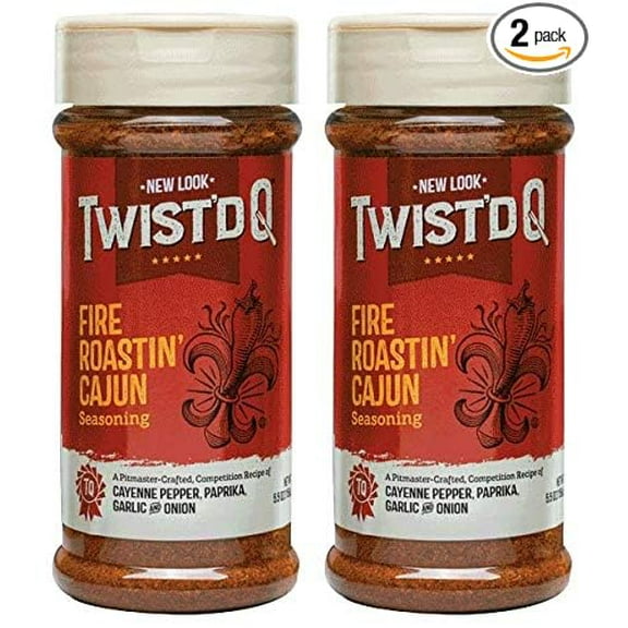 Twist'd Q - Fire Roastin' Cajun Seasoning - 2 Pack