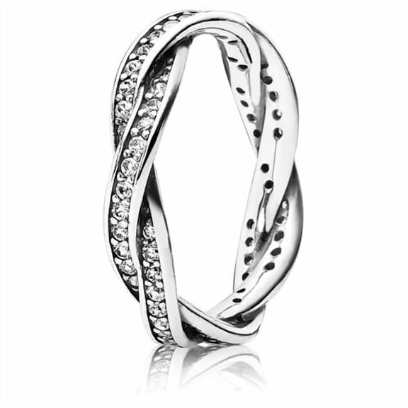 Twist of Fate Braided Pave Ring Size 8.5 - 190892CZ-58