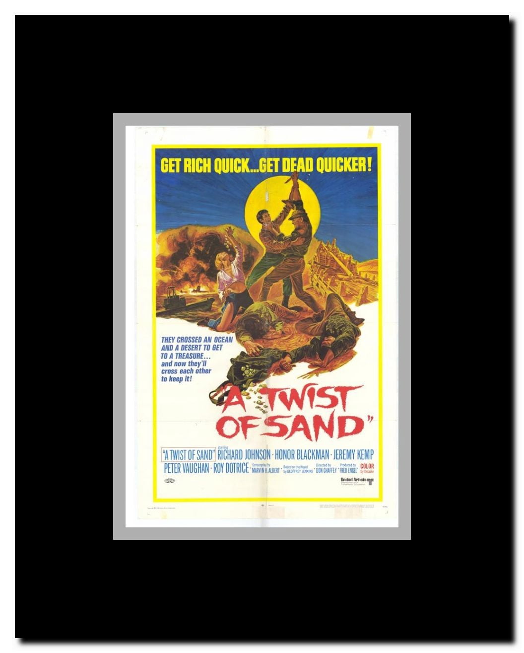 Twist of Sand Framed Movie Poster