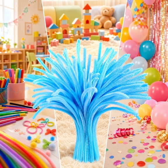Twistable Floss Flower Bouquet DIY Kit&nbsp;- Educational Craft Toy for Kids, Parent Child Activity (11.8 x 1.9 x 1.9 in)
