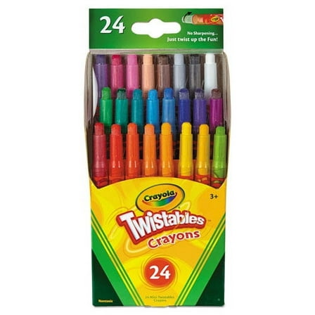 Twistables Mini Crayons, 24 Colors/pack | Bundle of 2 Packs