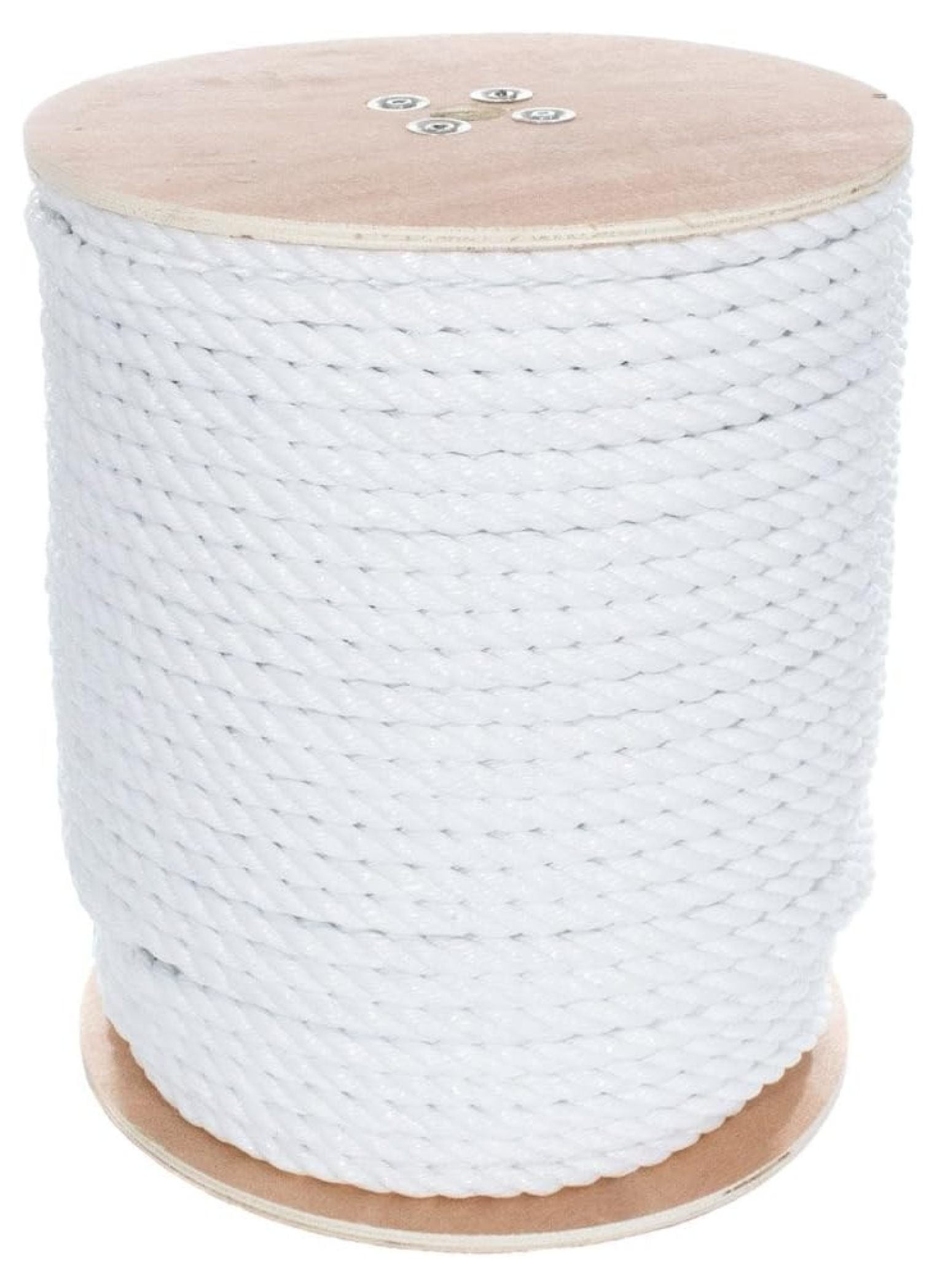 Twisted 3 Strand Polypropylene Rope (White, 5/8 Inch, 500 Feet ...