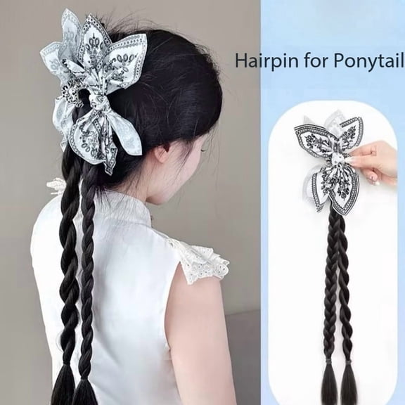 Twisted Boxer Braid Ponytail Wig - Stylish and Versatile Hairpiece for Effortless Looks