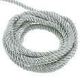 thumbnail image 1 of Uxcell Twisted Cord Trim 11 Yard 0.12 inch 3-Ply Twine Braided Rope Shiny Thread String Silver, 1 of 7
