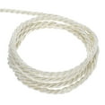 thumbnail image 1 of Uxcell Twisted Cord Trim 22 Yard 0.12 inch 3-Ply Twine Braided Rope Shiny Thread String Cream, 1 of 7