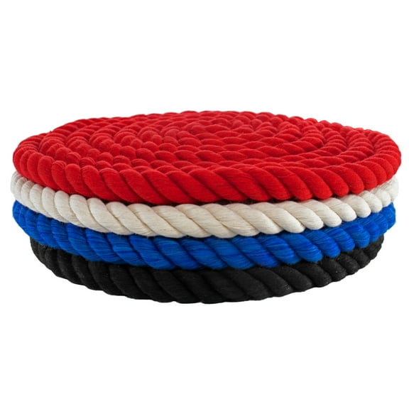 Twisted Cotton Rope – 100% Natural Cotton Fiber Cord – Durable Versatile Utility Rope – Boating, Camping, Crafting, Binding, Décor, Recreation – Choose Color, Length & Width