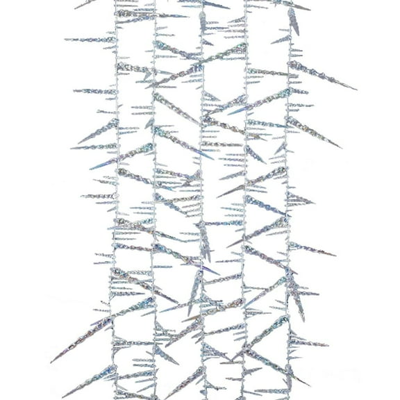 Twisted Crystal Rainbow Icicle Garland